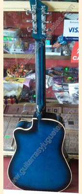Guitarra Texana azul 2